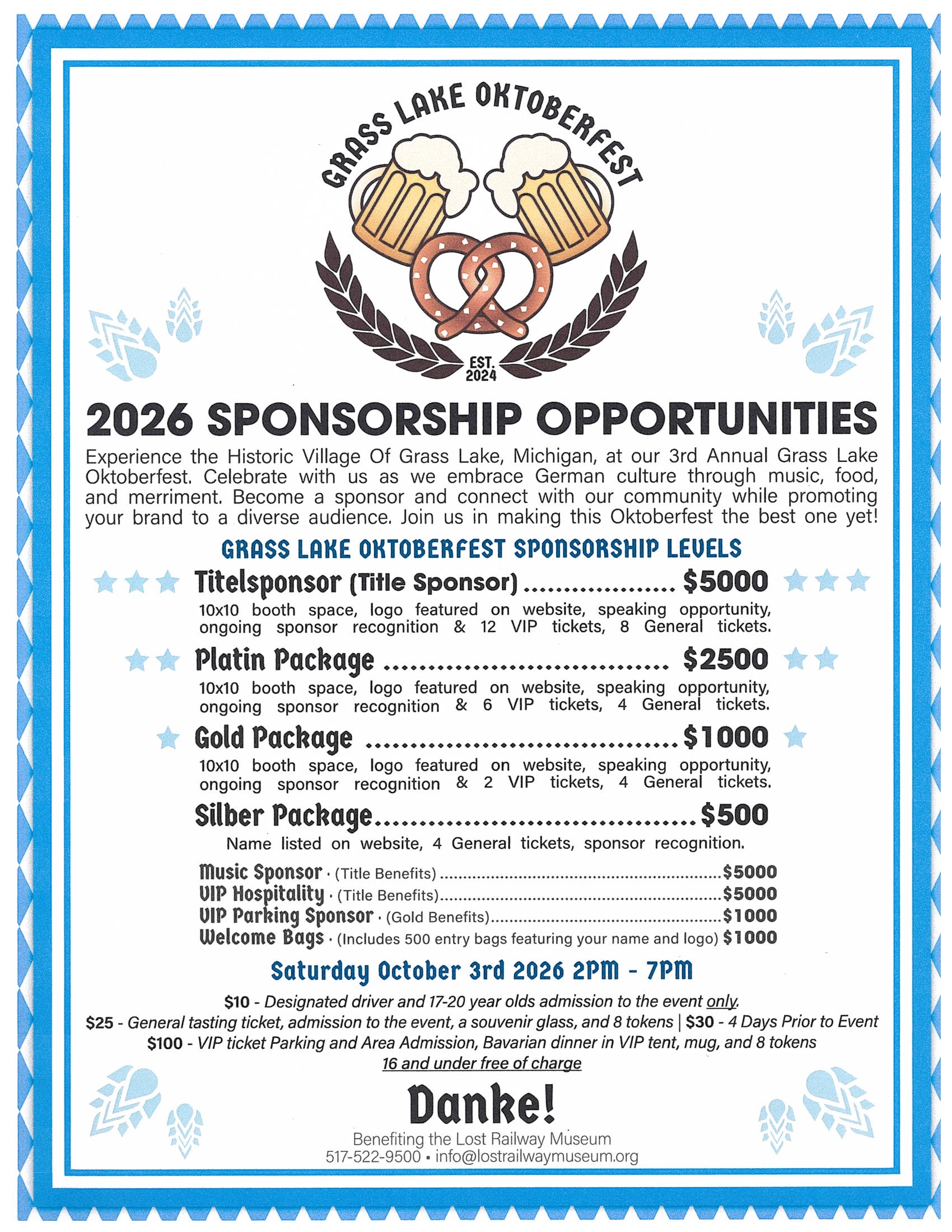 GLOF Sponsorships